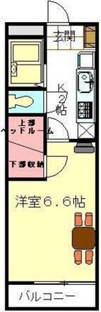 レオパレスパティオ東大宮の物件間取画像